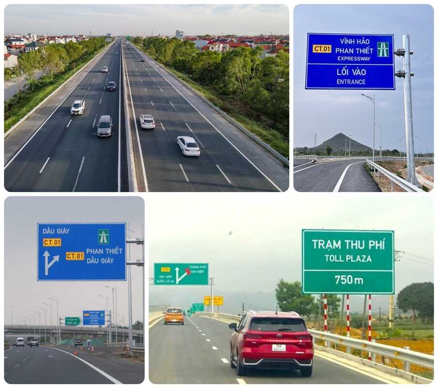 Dau Giay - Phan Thiet & Vinh Hao - Phan Thiet Expressway Fees