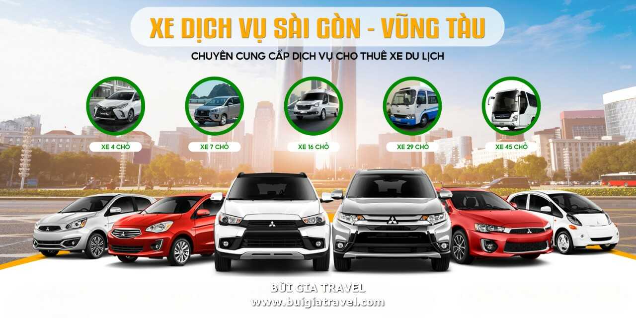 THAM KHẢO BẢNG GIÁ THUÊ XE 4-7-16-29-45 CHỖ ĐI VŨNG TÀU TỪ SÀI GÒN