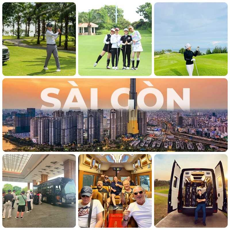 . Bản đồ các sân Golf hàng đầu khu vực TPHCM và lân cận