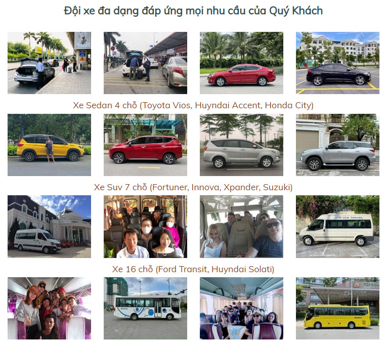 SEE PRIVATE CAR RENTAL PRICE LIST TO MUI NE PHAN THIET PACKAGE PRICE