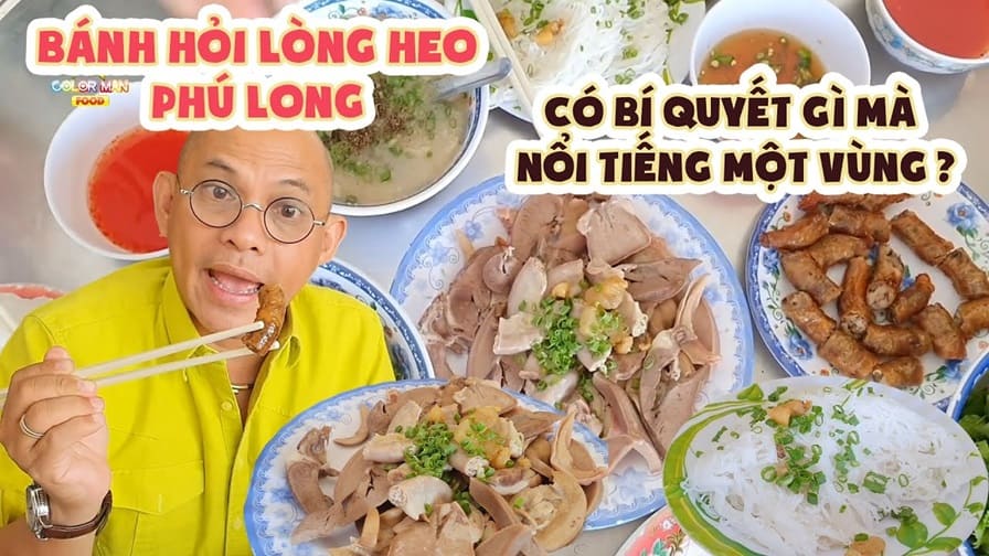 Rice vermicelli with pig offal – Phan Thiet's "specialty"