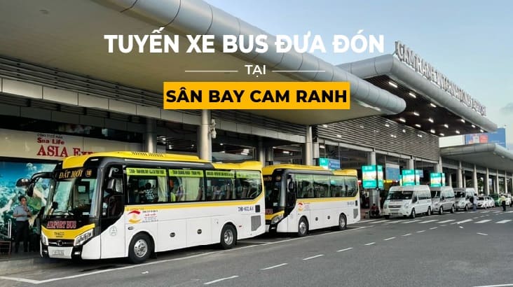 Lịch Trình Giờ Chạy, Giá Vé Xe bus (buýt) Nha Trang Đi Sân Bay Cam Ranh (Đất Mới, Phương Trang)