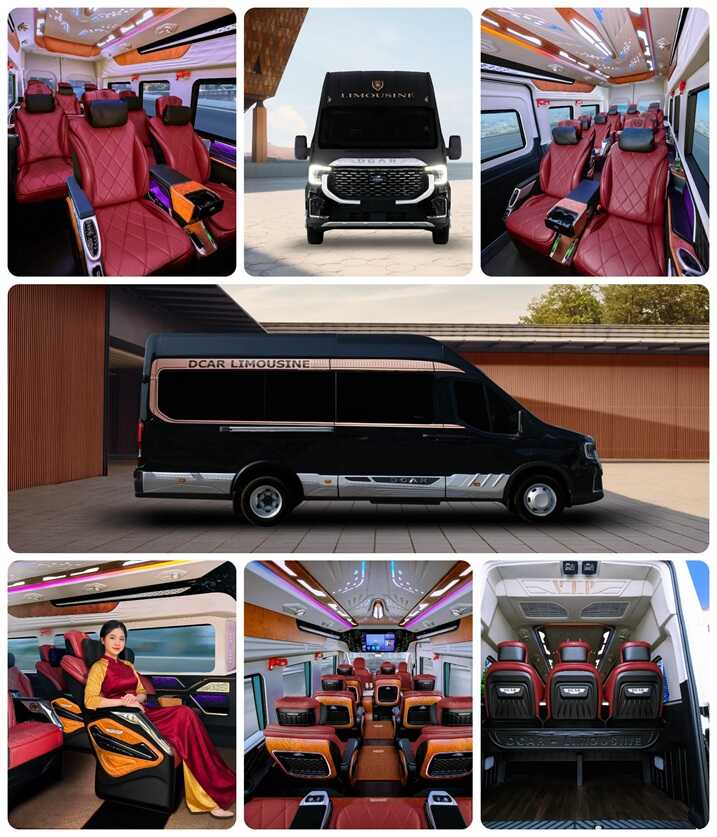 DCar Hạng Thương Gia Maybach 12 Chỗ - Ford Transit