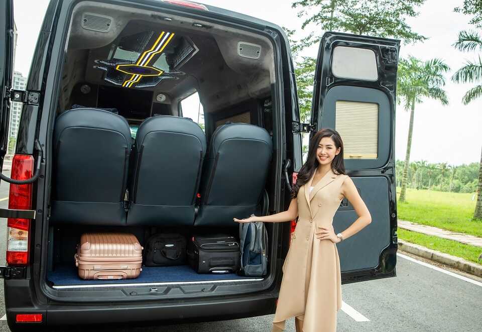 Không gian hành lý rộng rãi: