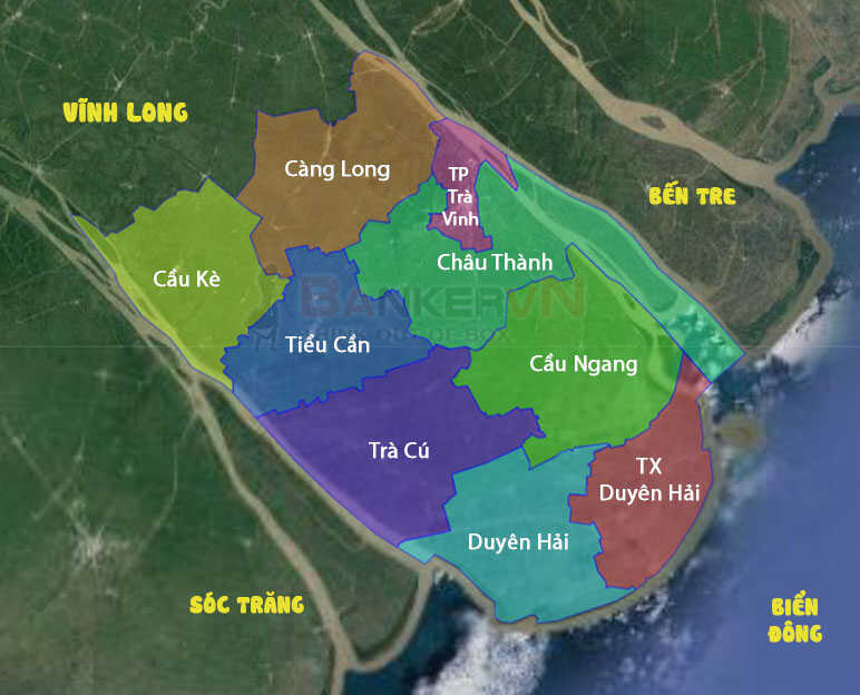 Bui Gia Travel rents 4-seat, 7-seat, 16-seat or 45-seat cars from Tra Vinh city to destinations such as: