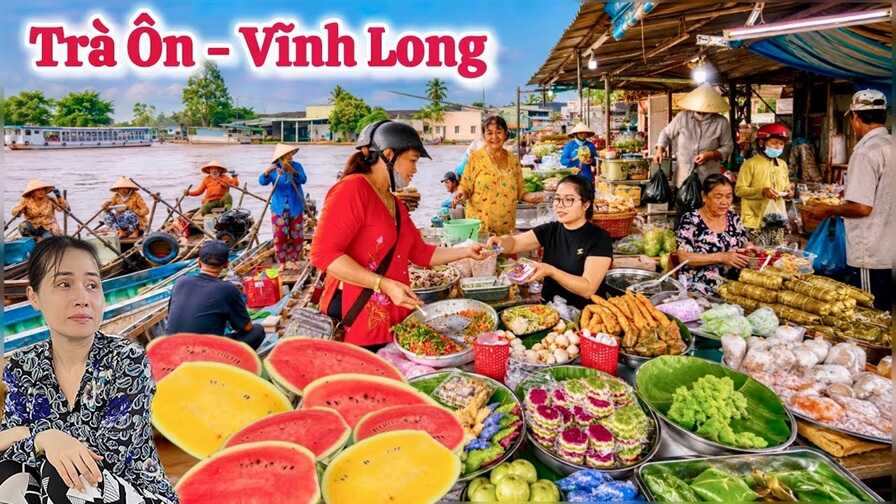 Chợ nổi Trà Ôn: