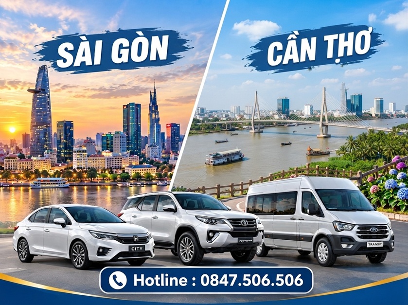 PRIVATE CAR HO CHI MINH - CAN THO - HO CHI MINH
