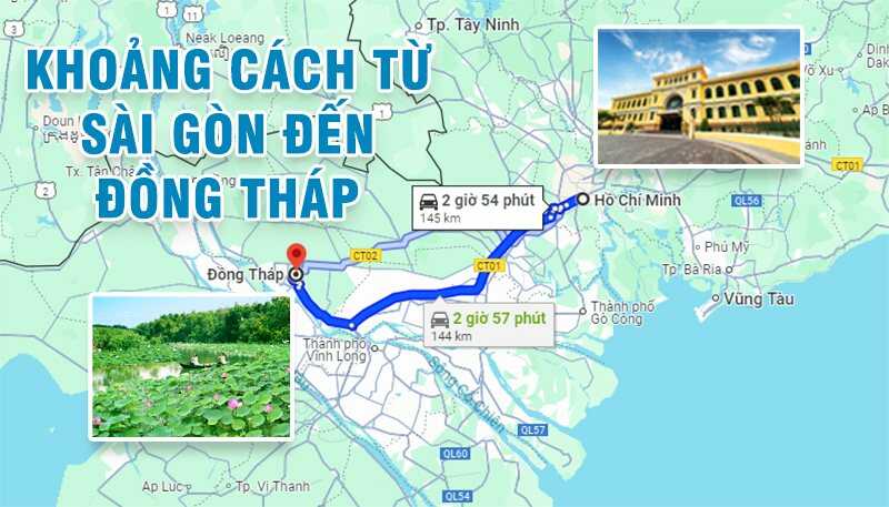 The distance from HCMC to Co Lanh about 165km and involves a journey of 3 hours.