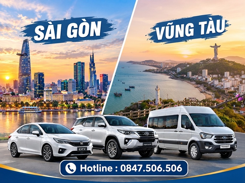 Route: Saigon to Vung Tau Beach (Distance: ~100 km | Travel Time: ~2 hours)